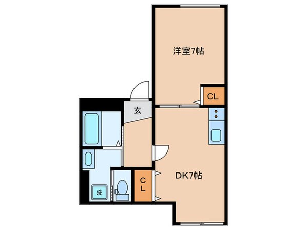 kukulu REX 古市の物件間取画像